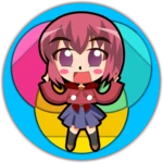 anime sticker android application logo